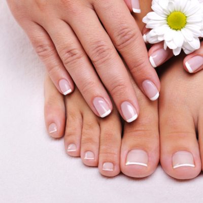 Professionally finished manicure and polished nails